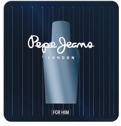 Pepe Jeans Addictive For Him Parfüm Herren Geschenkset 2 Teile Herren Eau de Parfum 100ml und Duschgel 100ml Orientalischer und Holziger Duft Set