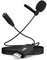 MillSO USB Lavalier Mikrofon mit 3.5mm Buchse für Überwachung Omnidirektional USB A Clip On Mini Mikrofon kompatibel mit Laptop, PC, PS5, Podcast, Skype, Netzwerksingen und Aufzeichnung - 2 M
