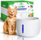 Katzenbrunnen CarePet© Trinkbrunnen - 2.5L - Automatischer Trinkbrunnen mit Aktivkohlefilter - Ideal für Katzen, kleine Hunde, Ultra-leisem Pumpenbetrieb, sauberes und gesundes Trinkwasser (Beige)
