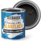 SEEBAUER diy Glanzlack Schwarz 375ml für Innen & Außen (No. 100 Black Pearl) Möbelfarbe ohne Schleifen - Hybrid-Lack für Holz, Metall & Kunststoff - Holzlack, Möbellack hohe Deckkraft