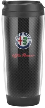 YNEION Smart Thermos Cup, für Alfa Romeo Giulia Giulietta Mito Stelvio Auto Thermosflasche LED Digitale Temperaturanzeige Thermoskanne,C