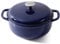Kordisen 28cm/5.7L emailliertem Gusseisen Dutch Oven Topf mit Deckel, Dutch Oven für Sauerteig Brot backen, Backofen sicher bis zu 500 ° F, Heavy-Duty & groß, blau