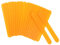 KOCKSHION 20pcs Set Spatula Paddle Depressant Stick Abalone Agitator Stabilizing Device Orange Plastic