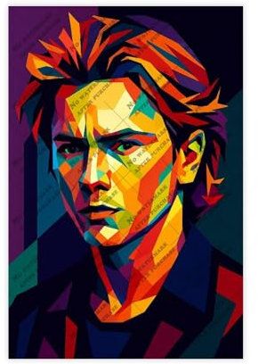 ZYGNBHL Poster im Pop-Stil, Motiv: Schauspieler River_Phoenix, für Zuhause, Raumdekoration, Geschenke, 60 x 90 cm