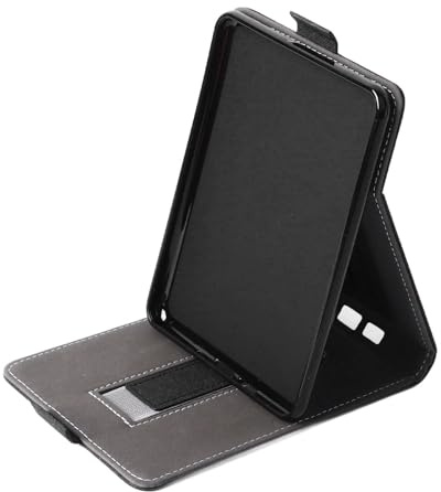 POENVFPO Schwarz 6 Zoll E -Book Reader Fall Einfaches Designschutzcover für 2022 Genauige Passform für Buchliebhaber TPU -Mikrofasermaterial