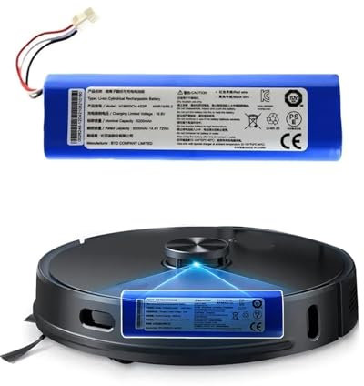5200mAh 14.4V Robot Aspirador Batería de Litio-Ion, Batería de Litio de Repuesto Compatible con Laresar L6 Pro