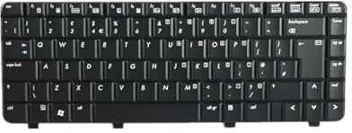 fqparts Laptop Keyboard for HP 520 Black UK English Layout