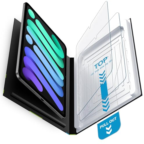 Mothca Pellicola protettiva in vetro opaco per iPad mini 7/6 (8,3), 2 pezzi, 9H, antiriflesso, anti-impronte e scatola di montaggio 2 in 1 con pulizia della polvere