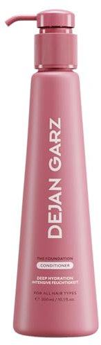Dejan Garz Feuchtigkeitsspendender Conditioner – The Foundation – Haarspülung Damen für Frizz-Kontrolle & Geschmeidigkeit – Reichhaltige Haarpflege mit Argan- & Jojobaöl (300 ml)