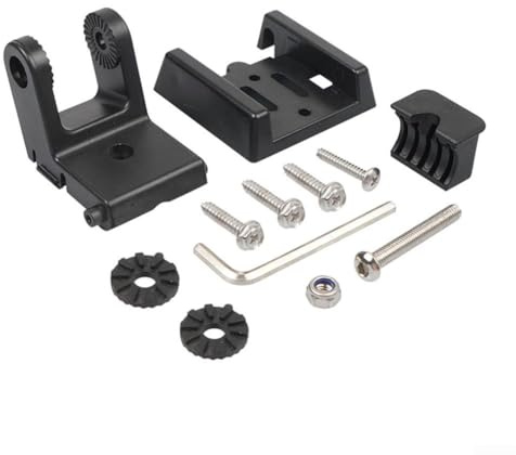 Feeshoppher 7400931 Transducer Bracket Kit Plastic and Metal Mounting Plates for XNT Model Transom Mount Hardware and Fish Finder Units for XHS 9 HDSI 180 T 12 for CHIRP SI 10 SI 9 SI
