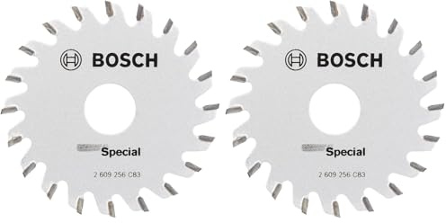 Bosch 1x Kreissägeblatt Special (Sägeblatt für Holz, Ø 65 x 1.6/1 x 15 mm, 20 Zähne, FT, Zubehör Kreissäge) (Packung mit 2)