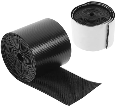 HOUDERCO Sofastopper aus Kunststoff und Nylon Schwarzer unter Couch Blocker zum Schutz vor Haustierspielzeug Einfach Zuschneidbar für Sofa und Tv Ständer im Zuhause
