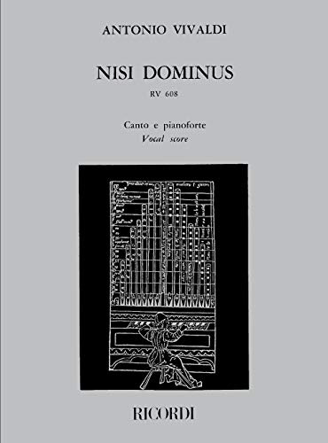 Nisi dominus RV608 (Psaume 126) --- Voix Contre-Alto et Piano