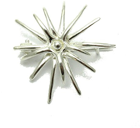Sterling Silber Brosche massiv 925 Empress