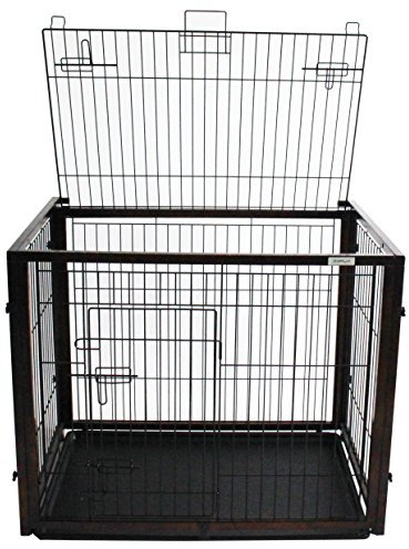 Simply Slide S | Hundekäfig | Hundebox | Holz | Slide-Funktion