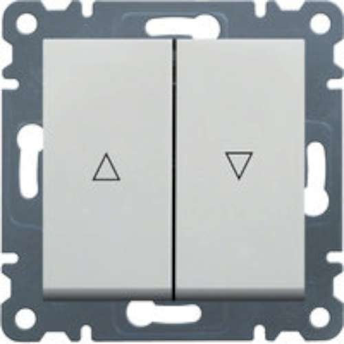 Hager lumina2 - Interrupteur volet lumineux 2 blanc