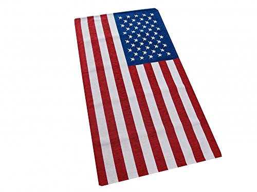 Tappeto Arredamento Bandiera Flag Inghilterra UK Gran Bretagna USA Stati Uniti Stelle E Strisce Made in Italy 55X90 Centimetri (USA)