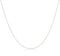 Rose Gold Dipped Sterling Silver Trace Chain 18 Inches