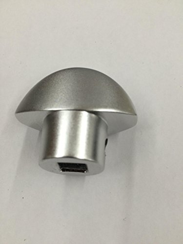 Bouton Poignée de Porte demi-lune pour cylindre Q8 et pour limiteurs aluminium f1