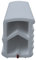 DIWARO® Stahlzargen-Dichtung SZ001 | weiß oder grau | 5 lfm für Haus- und Innentüren. Zum Schallschutz und abdichten der Tür. Bestehend aus TPE (Thermoplastischen Elastomer) (grau)