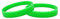 J&R Wristbands 10, Silikon Armbänder, Händen Gummi Armbänder, Partyzubehör (Grün)