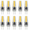 NCC-Licht 10 x LED Leuchtmittel Stiftsockel G4 SMD 2W fast 20W 210lm warmweiß 3000K