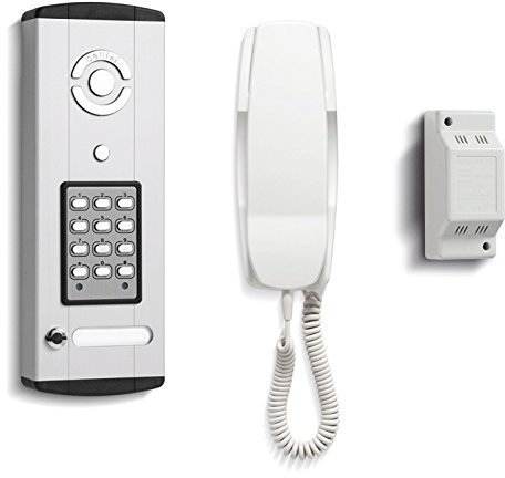 Bell Systems - 1 Way Surface Bellini Audio Door Entry Kit with Keypad - BL106-1