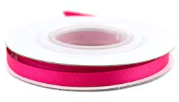 Creativery Satinband 6mm x 10m Doppelseitig Fuchsia