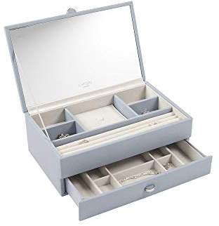 Carters of London Medium Dusky Blue Jewellery Box