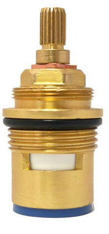 Bain Robinet quart de tour à gauche en céramique 3/10,2 cm 57 mm 20 (fourni avec vis de laiton)...
