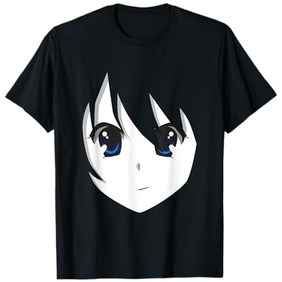 Anime Face Shirt, Manga Lover Otaku Style Japanese Gift T-Shirt