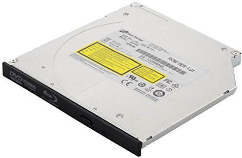 LG - Interno Sata 3 masterizzatore Blu-Ray BU40N-Non-UHD (Con pannello Frontale Nero), adatto per CD, DVD e BD, Altezza 9,5 mm (Ultra Slim)