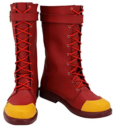 Pinlian RWBY Ozpin Oscar Lederschuhe zum Schnüren, flach, Cosplay-Kostüm