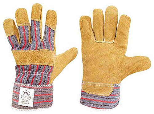 Ferko F-039/10 Arbeitshandschuhe aus Leder, Größe 10, hohe Festigkeit für Winteraktivitäten