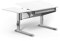 Moll Sprinter CP Kinderschreibtisch höhenverstellbar | mitwachsend, ergonomisch & neigbar für aufrechtes Sitzen | ideal für Schulkinder | Schreibtisch weiß optional mit Schublade | Made in Germany