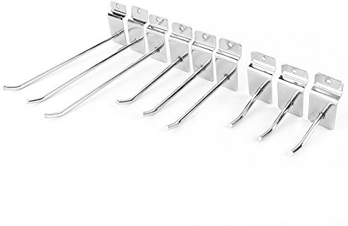 Heaveant Wandpaneel Haken, 25pcs 15cm 6 Zoll Lamellen Wandpaneel Haken Wand Produktträger Shop Regal Haken