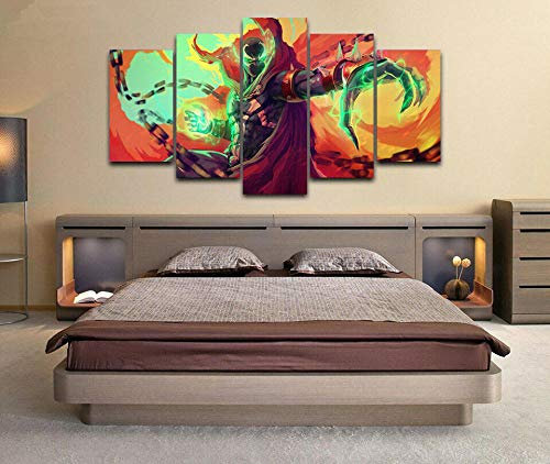 Myrdsio Peinture Murale D'Art L'Image 33 Pièces Impression Sur Toile Intissée Héros De Spawn De Bandes Dessinées Moderne Salon Appartement Domicile Décoration Modulaire Poster Mural Encadré