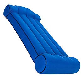 BANGSUN Schnell aufblasbares tragbares Luftsofa Bett Couch Licht für Strand Camping Marineblau