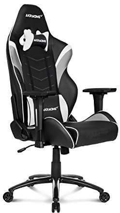 AKRacing Chair Core LX Plus Gaming Stuhl, PU-Kunstleder, Schwarz/Weiß, 5 Jahre Herstellergarantie