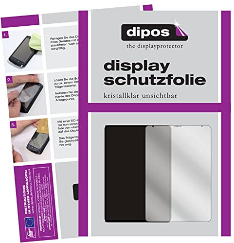 dipos I 2X Protector de Pantalla Compatible con Apple iPad Pro 11 Pulgada (2021) pelicula Protectora Claro
