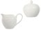 2 Pcs Elegant Ceramic Milk Jug and Sugar Jar Set with Lid Stylish Creamer and Sugar Bowl for Coffee Tea and Home Use
