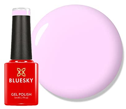 Bluesky Gel Nail Polish 5ml, Soft Pink - A099, Nude | A barely-there blush that gives natural nails a clean, tidy finish. Ideal for French tips and glossy for up to 21 days.