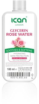 ican London Rose Water Glycerine Soothes & Softens Skin/Hydrating Skin Protection 100ml