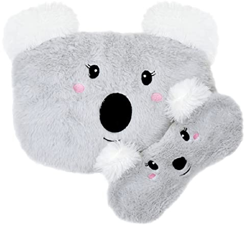 Koala Small Hot Water Bottle and Eye Mask Boxed Gift Set - Koala Lovers Gift