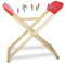 Teorema Giocattoli, Stendibiancheria Giocattolo in Legno, Stendino per Bambini con Mollette Colorate, Gioco di Imitazione per Sviluppare la Motricità Fine. Altezza 55 cm
