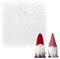 WLLHYF Kunstfell-Quadrate-Stoff 30 x 30 cm zotteliges Stoffzuschnitte Flauschiges Fell quadratische Flicken Plüsch-Teppich Stuhlbezug für Heimwerker Basteln Weihnachtsdekorationen (Weiß, 25 x 25cm)