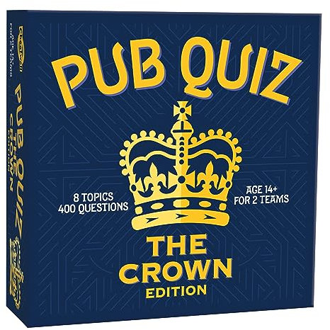 CHEATWELL GAMES The Crown Pub Quiz - 400 Questions - Comes With Answer Pad & Pencils - Ages 14+