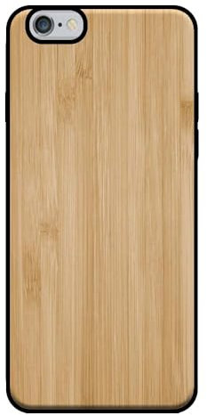 Hülle passend für Smartphonica Handyhülle für iPhone 6/6s Plus in Holz-Optik - Back Cover Bambus Kunstholz Hülle - Braun/Kunstholz;TPU/Back Cover