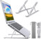 HUIYOPU Laptop Stand,6 Levels of Height Adjustable Laptop Stand for Desk,Portable Foldable Aluminum Ventilated Laptop Riser, Silicone Non-Slip Notebook Riser Mount 10-17''