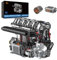 JMBricklayer Technic Machinery Engine Bausatz 61128, Vier Zylinder Reihenmotor Bausteine Modell mit Motor, Elektromotor L4-Motorenbausätze für Erwachsene Vatertag Männer, Kinder ab 8+ (1787 Teile)